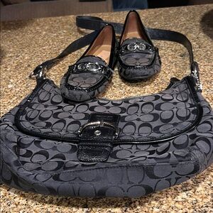 Vintage Coach set shoes are 7